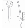 Mexen Alfa R02 ensemble bain, doré - 745713R02-50