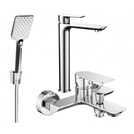 Mexen Alfa R62 ensemble de bain, chrome - 745713R62-00