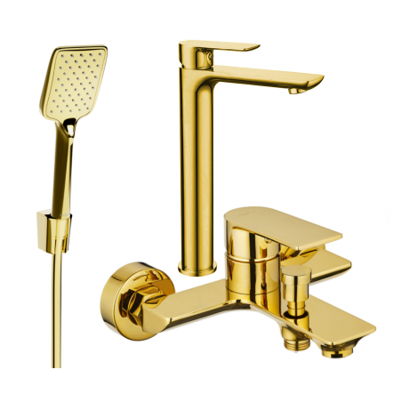 Mexen Alfa R62 ensemble baignoire, doré - 745713R62-50