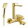Mexen Alfa Ensemble de baignoire R62, doré - 745713R62-50