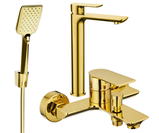 Mexen Alfa Ensemble de baignoire R62, doré - 745713R62-50