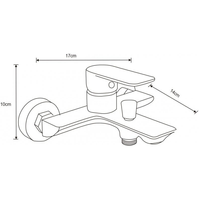 Mexen Alfa R62 ensemble de bain, noir - 745713R62-70