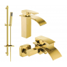 Mexen Aries DQ77 ensemble bain, doré - 744803DQ77-50