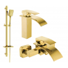 Mexen Aries DQ62 ensemble de bain, doré - 744803DQ62-50