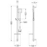 Mexen Aries DQ45 ensemble de bain, doré - 744803DQ45-50