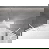 Mexen Velar Duo paroi de baignoire coulissante à 2 vantaux 190 x 150 cm, transparent, blanc - 896-190-000-02-20