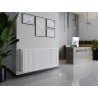 Mexen CH30 Hygiene radiateur plat 300 x 3000 mm, raccordement latéral, 2617 W, blanc - W430H-030-300-00