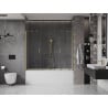 Mexen Velar Duo paroi de baignoire 2 volets coulissants 190 x 150 cm, transparent, doré brossé - 896-190-000-02-55