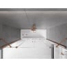 Mexen Velar Duo paroi de baignoire 2 volets coulissants 190 x 150 cm, transparent, or rose - 896-190-000-02-60