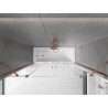 Mexen Velar Duo paroi de baignoire à 2 volets coulissants 190 x 150 cm, transparent, cuivre brossé - 896-190-000-02-65