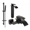 Mexen Aries DQ77 ensemble de bain, noir - 744813DQ77-70