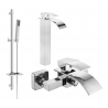 Mexen Aries DQ77 ensemble de bain, chrome - 744813DQ77-00