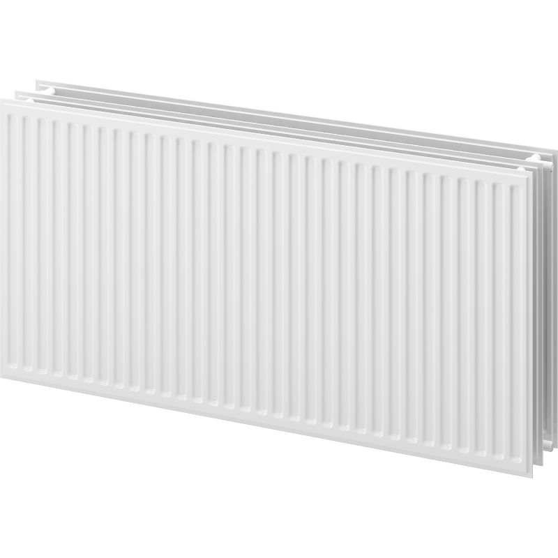 Mexen CH30 Radiateur Hygiène à plaques 400 x 3000 mm, raccordement latéral, 3289 W, blanc - W430H-040-300-00