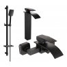 Mexen Aries DQ62 ensemble baignoire, noir - 744813DQ62-70
