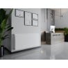 Mexen CHF20 Radiateur plat hygiénique 300 x 400 mm, raccordement latéral, 227 W, blanc - W420HF-030-040-00
