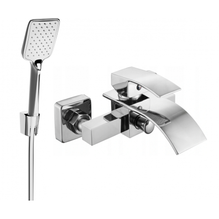 Mexen Aries R62 mitigeur baignoire avec ensemble de douche, chrome - 74483R62-00