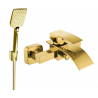 Mexen Aries R62 robinet de bain avec ensemble de douche, doré - 74483R62-50