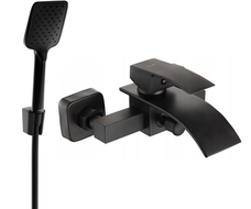 Mexen Aries R62 mitigeur bain-douche avec ensemble de douche, noir - 74483R62-70