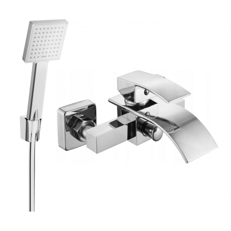 Mexen Aries R45 robinet de baignoire avec set de douche, chrome - 74483R45-00