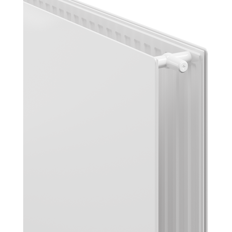 Mexen CHF20 Hygiene Flat radiateur plat 400 x 1500 mm, raccordement latéral, 1079 W, blanc - W420HF-040-150-00