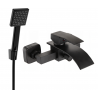 Mexen Aries R45 robinet de baignoire avec ensemble de douche, noir - 74483R45-70