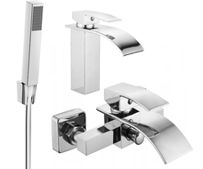 Mexen Aries R77 ensemble baignoire, chrome - 744803R77-00