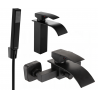 Mexen Aries R77 ensemble de bain, noir - 744803R77-70