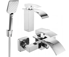 Mexen Aries R62 ensemble de bain, chrome - 744803R62-00