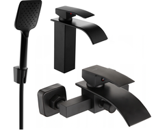 Mexen Aries R62 ensemble de baignoire, noir - 744803R62-70