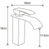 Mexen Aries R45 ensemble de baignoire, doré - 744803R45-50