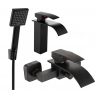 Mexen Aries R45 ensemble de bain, noir - 744803R45-70