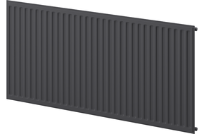 Radiateur plat Mexen CH10 Hygiene 400 x 600 mm, raccordement latéral, 259 W, anthracite - W410H-040-060-66