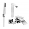 Mexen Aries R77 ensemble de bain, chrome - 744813R77-00