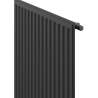 Radiateur sur panneau Mexen CH10 Hygiene 600 x 1400 mm, raccordement latéral, 874 W, anthracite - W410H-060-140-66