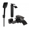 Mexen Aries R62 ensemble de baignoire, noir - 744813R62-70