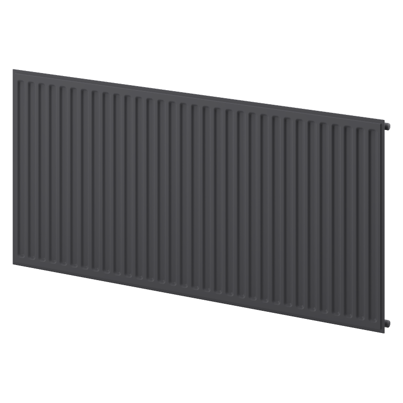 Radiateur sur panneau Mexen CH10 Hygiene 600 x 1400 mm, raccordement latéral, 874 W, anthracite - W410H-060-140-66