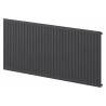 Radiateur plat Mexen CH10 Hygiene 900 x 600 mm, connexion latérale, 536 W, anthracite - W410H-090-060-66