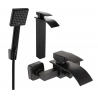 Mexen Aries R45 ensemble de baignoire, noir - 744813R45-70
