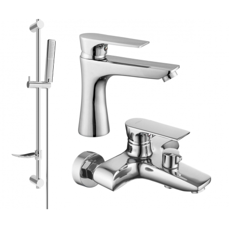 Mexen Axel DF72 ensemble de bain, chrome - 73803DF72-00