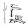 Mexen Axel DF72 ensemble de bain, chrome - 73803DF72-00