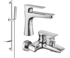 Mexen Axel DF72 ensemble de bain, chrome - 73803DF72-00