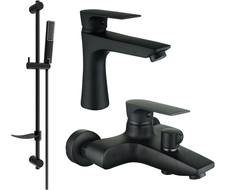 Mexen Axel DF72 ensemble de baignoire, noir - 73803DF72-70