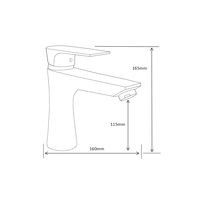 Mexen Axel DF40 ensemble de bain, chrome - 73803DF40-00