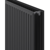 Radiateur plat Mexen CH20 Hygiene 400 x 2400 mm, raccordement latéral, 1908 W, anthracite - W420H-040-240-66