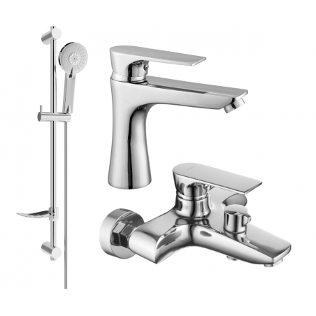 Mexen Axel DF40 ensemble de bain, chrome - 73803DF40-00
