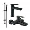 Mexen Axel DB72 ensemble de baignoire, noir - 73803DB72-70