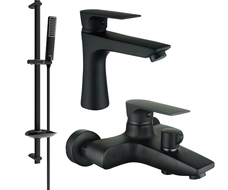 Mexen Axel DB72 ensemble de baignoire, noir - 73803DB72-70