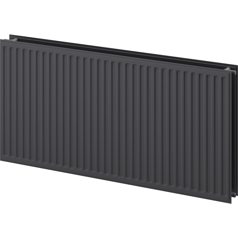 Radiateur plat Mexen CH20 Hygiene 600 x 2800 mm, branchement latéral, 3078 W, anthracite - W420H-060-280-66