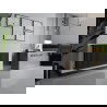Radiateur plat Mexen CH20 Hygiene 900 x 400 mm, raccordement latéral, 616 W, anthracite - W420H-090-040-66