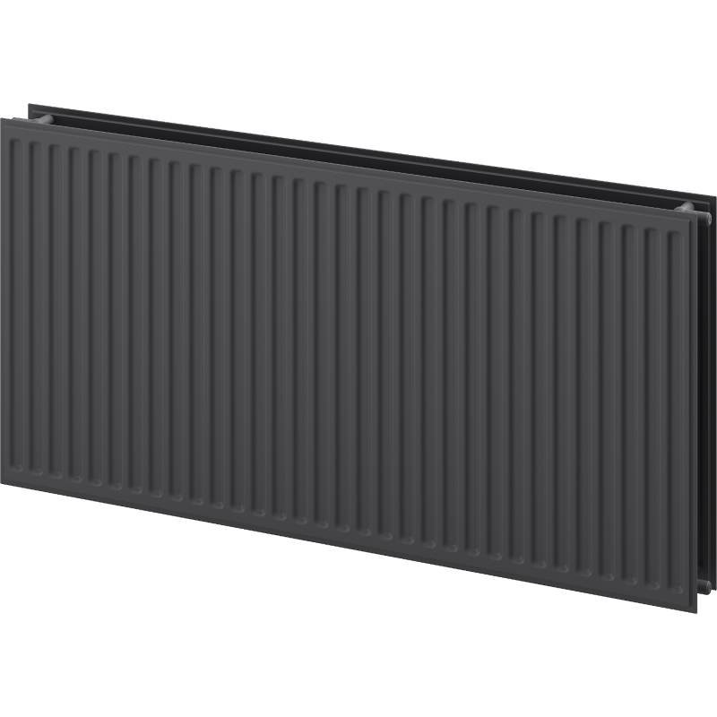 Radiateur à plaques Mexen CH20 Hygiene 900 x 600 mm, connexion latérale, 924 W, anthracite - W420H-090-060-66